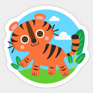 Baby Tiger Sticker